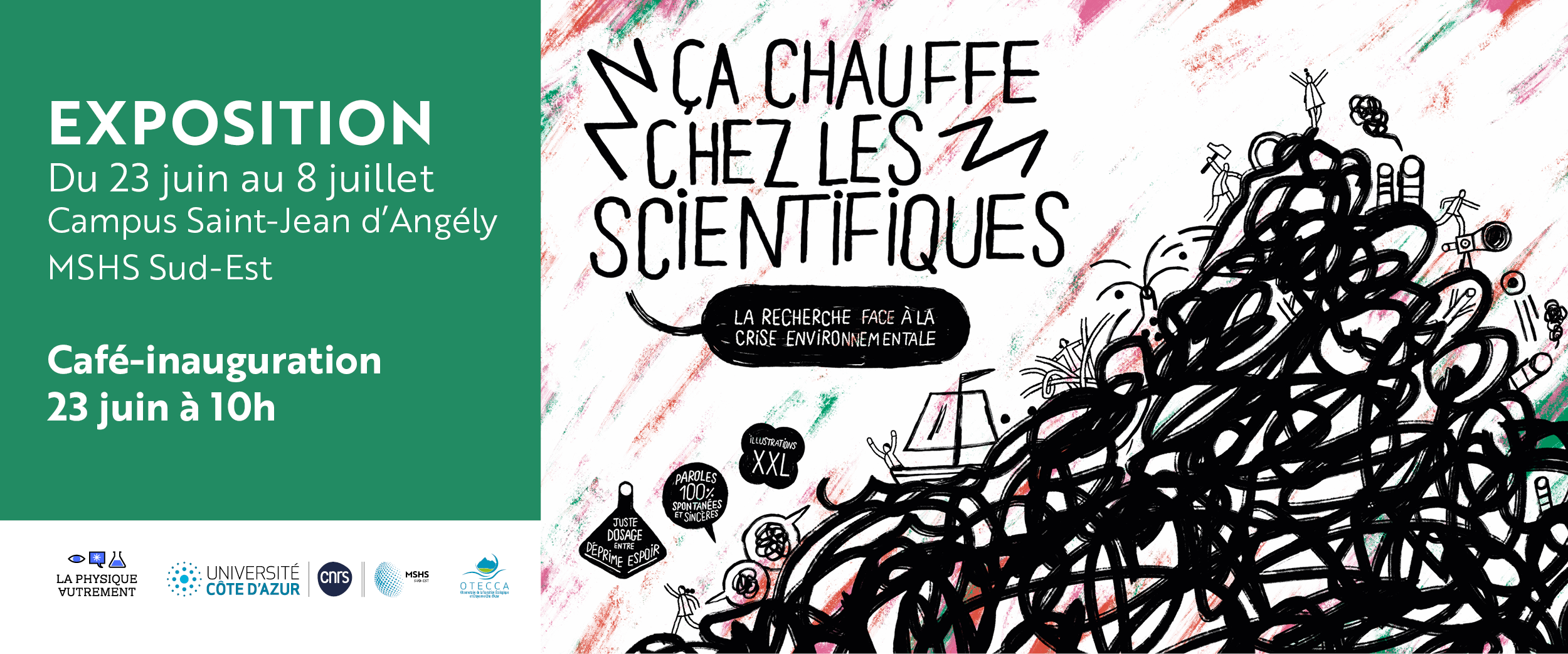 Bannière exposition ça chauffe chez les scientifiques